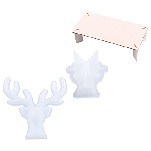 MUELODSIC 1Satz Silikon Gießform für Weihnachtsdekoration DIY Geweih Form für Epoxidharz Kleiner und Großer Sowie Wiederverwendbar und Leicht zu Reinigen MUELODSIC 1Satz Silikon Gießform für Weihnachtsdekoration DIY Geweih Form für Epoxidharz Kleiner und Großer Sowie Wiederverwendbar und Leicht zu Reinigen von MUELODSIC