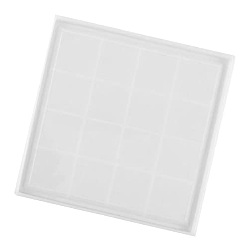 MUELODSIC 1Stück DIY Silikon Untersetzer Gießform Geometrische Epoxidharz Form für Tassenmatten für Handgemachte und Kunsthandwerk Leicht zu Reinigen Hohe von MUELODSIC