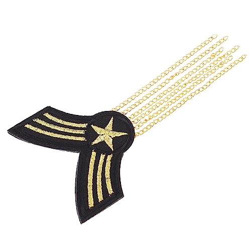 MUELODSIC 1Stück Quaste Schulterbrett für Herren Langlebiges Epaulet Kostüm Schulterabzeichen Quastendekoration Einfach zu Befestigen Perfektes für Familie MUELODSIC 1Stück Quaste Schulterbrett für Herren Langlebiges Epaulet Kostüm Schulterabzeichen Quastendekoration Einfach zu Befestigen Perfektes für Familie von MUELODSIC