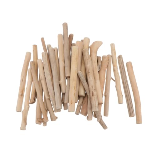 MUELODSIC 1Tasche Holzstäbchen für DIY Handwerk Natürliche Holzmaterialien für Bastelprojekte Foto Requisiten Langlebig und Handfreundlich Ornamente von MUELODSIC