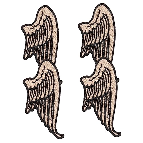 MUELODSIC 2 Paare Bestickte Flügel Aufnäher PU Leder Applikationen für Jacken Rucksäcke Hüte Nähbare DIY Kleidung Patches zum Reparieren Dekorieren Schuhe Zubehör MUELODSIC 2 Paare Bestickte Flügel Aufnäher PU Leder Applikationen für Jacken Rucksäcke Hüte Nähbare DIY Kleidung Patches zum Reparieren Dekorieren Schuhe Zubehör von MUELODSIC