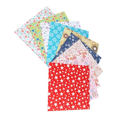 MUELODSIC 2 Packungen Origami Faltpapier Einseitig Bedrucktes Bastelpapier mit Kreativen Mustern Quadratisches Tonpapier für Mädchen DIY Bastelset und Papierfaltkunst von MUELODSIC
