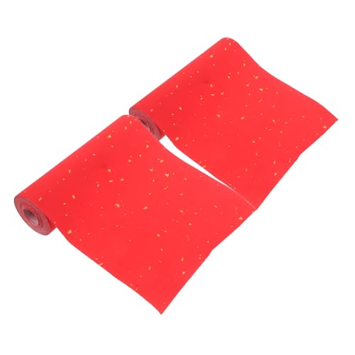 MUELODSIC 2 Rollen Chinesisches Rotes Xuan-papier, 17 Cm X 20 M, Dickes Papier Zum Basteln, Bemalbares Schreibpapier Für Gleichmäßiges Schreiben von MUELODSIC