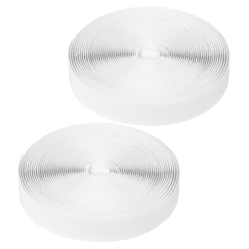MUELODSIC 2 Rollen Selbstklebendes Klettband Breit Stark Haftendes Nylon Klettverschlussband für Kabelorganisation Teppichbefestigung Heimgebrauch Wiederverwendbar Einfach Anzubringen MUELODSIC 2 Rollen Selbstklebendes Klettband Breit Stark Haftendes Nylon Klettverschlussband für Kabelorganisation Teppichbefestigung Heimgebrauch Wiederverwendbar Einfach Anzubringen von MUELODSIC