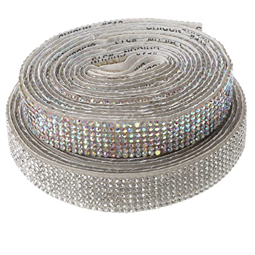 MUELODSIC 2 Rollen Selbstklebendes Strassband mit Kristall Deko Flexibles Rhinestone Ribbon für Basteln Kleidung Handyhüllen Langlebige Zuschneidbare DIY Schmucksteine MUELODSIC 2 Rollen Selbstklebendes Strassband mit Kristall Deko Flexibles Rhinestone Ribbon für Basteln Kleidung Handyhüllen Langlebige Zuschneidbare DIY Schmucksteine von MUELODSIC