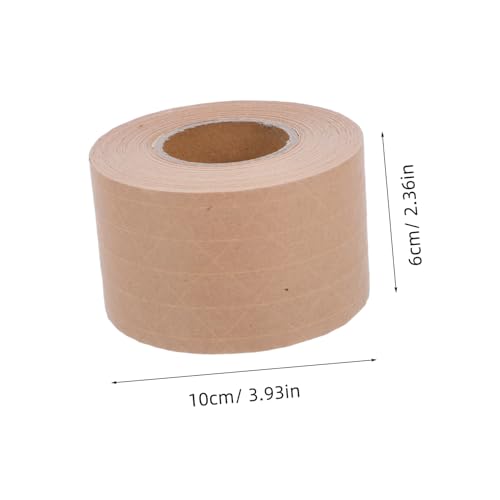 MUELODSIC 2 Rollen Wasseraktiviertes Papierband Paketklebeband für den Versand Kraftdichtband braunes Klebeband Kartonversiegelband Packpapierband Bildrahmenband Kraftpapier Khaki MUELODSIC 2 Rollen Wasseraktiviertes Papierband Paketklebeband für den Versand Kraftdichtband braunes Klebeband Kartonversiegelband Packpapierband Bildrahmenband Kraftpapier Khaki von MUELODSIC
