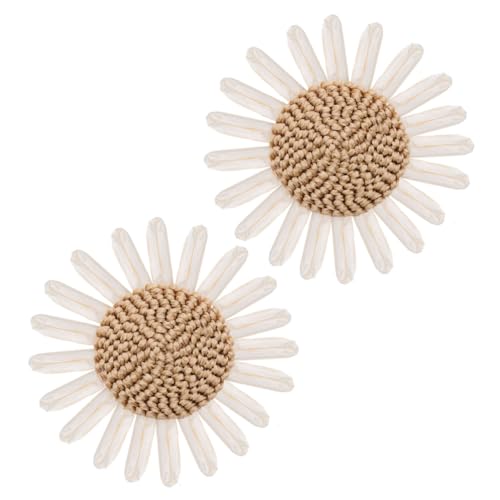 MUELODSIC 2 STÜCK Handgefertigte Sonnenblumen Dekorblumen für Schuhe und Kleidung DIY Umweltfreundliche Blütenapplikationen Leichte Langlebige Modeschmuck Accessoires in Beige und Hellbraun MUELODSIC 2 STÜCK Handgefertigte Sonnenblumen Dekorblumen für Schuhe und Kleidung DIY Umweltfreundliche Blütenapplikationen Leichte Langlebige Modeschmuck Accessoires in Beige und Hellbraun von MUELODSIC