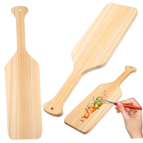 MUELODSIC 2 Stk. Unvollendete Kiefernholz Paddel Leichte Holzpaddel Aufhängen DIY Bastelholz für Malen Dekorieren und Heimkunsthandwerk MUELODSIC 2 Stk. Unvollendete Kiefernholz Paddel Leichte Holzpaddel Aufhängen DIY Bastelholz für Malen Dekorieren und Heimkunsthandwerk von MUELODSIC