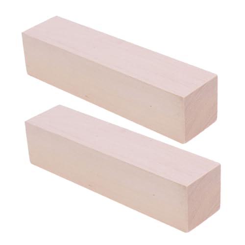 MUELODSIC 2 Stück Basswood Holzblöcke Weich zum Schnitzen Blanko Rechteckig für Anfänger und Erwachsene DIY Holzschnitzerei Kunsthandwerk MUELODSIC 2 Stück Basswood Holzblöcke Weich zum Schnitzen Blanko Rechteckig für Anfänger und Erwachsene DIY Holzschnitzerei Kunsthandwerk von MUELODSIC