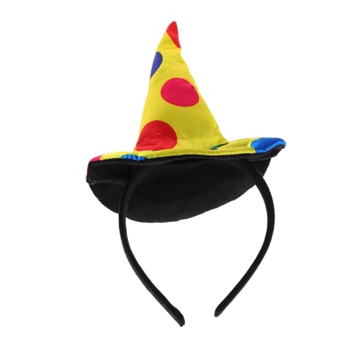 MUELODSIC 2 Stück Clown Kostüm Haarreifen Karneval Faszinator Hut Lustige Verkleidung Halloween Circus Party Zubehör für Erwachsene MUELODSIC 2 Stück Clown Kostüm Haarreifen Karneval Faszinator Hut Lustige Verkleidung Halloween Circus Party Zubehör für Erwachsene von MUELODSIC