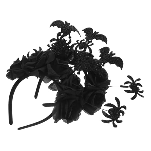 MUELODSIC 2 Stück Gothic Haarband Haar Accessoire Halloween Accessoires Für Damen Halloween Kopfbedeckung Für Damen Tote Blumenkrone MUELODSIC 2 Stück Gothic Haarband Haar Accessoire Halloween Accessoires Für Damen Halloween Kopfbedeckung Für Damen Tote Blumenkrone von MUELODSIC
