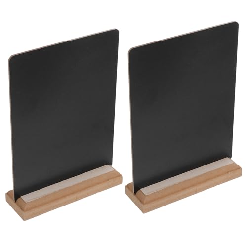 MUELODSIC 2 Stück Mini-Tafel Tafelschilder Kreidetafel Schild Menü-Tafel Tafelschild für den Tisch Kreidebrettschilder Kreidetafel Staffelei Zeichen Zeichenbrett Tafelmenü Holz Schwarz MUELODSIC 2 Stück Mini-Tafel Tafelschilder Kreidetafel Schild Menü-Tafel Tafelschild für den Tisch Kreidebrettschilder Kreidetafel Staffelei Zeichen Zeichenbrett Tafelmenü Holz Schwarz von MUELODSIC