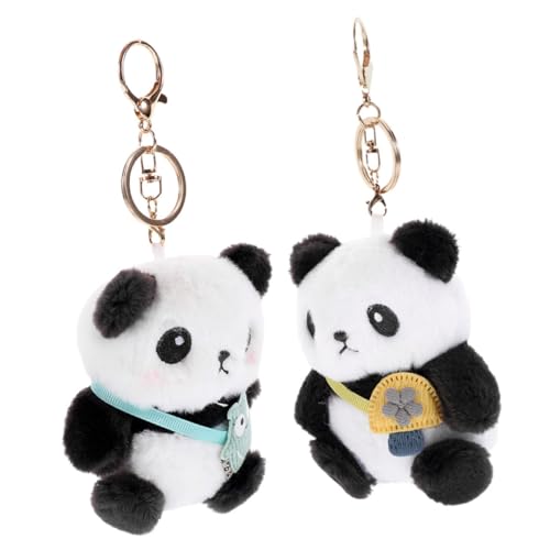MUELODSIC 2 Stück Plüsch Panda Schlüsselanhänger Weicher Panda Rucksack-anhänger Niedlicher Kuscheltier-schlüsselanhänger für Tasche Geschenk für Geburtstag und Alltag MUELODSIC 2 Stück Plüsch Panda Schlüsselanhänger Weicher Panda Rucksack-anhänger Niedlicher Kuscheltier-schlüsselanhänger für Tasche Geschenk für Geburtstag und Alltag von MUELODSIC