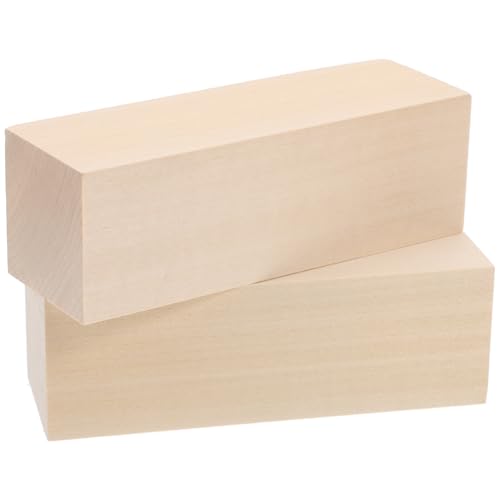 MUELODSIC 2 Stück Quadratische Kiefernholzstreifen Basteln Holzschnitzwerkzeug DIY Holzblöcke Schnitzen Holzhandwerksblöcke Holzschnitzset Lindenholz Zum Schnitzen Lindenholz MUELODSIC 2 Stück Quadratische Kiefernholzstreifen Basteln Holzschnitzwerkzeug DIY Holzblöcke Schnitzen Holzhandwerksblöcke Holzschnitzset Lindenholz Zum Schnitzen Lindenholz von MUELODSIC