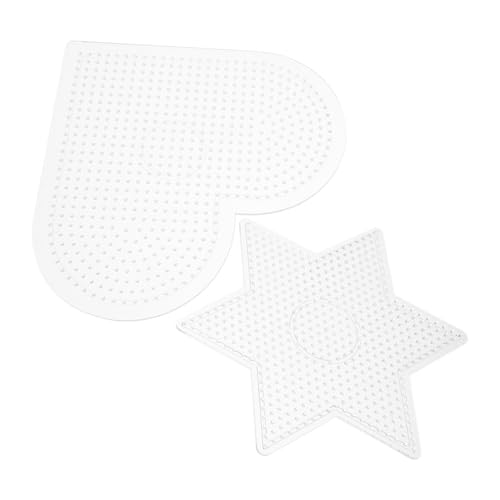 MUELODSIC 2 Stück Sicherungsperlen Platten Sicherungsperlenwerkzeug Diy Perlenbrett Sicherungsperlen, Stecktafeln, Mittelgroß Sicherungsperlen Stiftplatten Bretter Bastelsets Transparent P.s MUELODSIC 2 Stück Sicherungsperlen Platten Sicherungsperlenwerkzeug Diy Perlenbrett Sicherungsperlen, Stecktafeln, Mittelgroß Sicherungsperlen Stiftplatten Bretter Bastelsets Transparent P.s von MUELODSIC