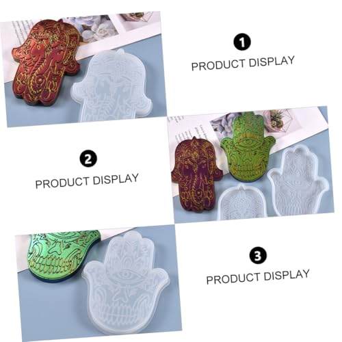 MUELODSIC 2 Stück Silikonform Langlebig Sicher DIY Gießform für Epoxidharz UV Harz Polymer Bastelarbeiten Non Stick Leicht zu Reinigen MUELODSIC 2 Stück Silikonform Langlebig Sicher DIY Gießform für Epoxidharz UV Harz Polymer Bastelarbeiten Non Stick Leicht zu Reinigen von MUELODSIC