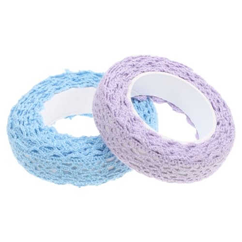 MUELODSIC 2 Stück Spitzenband Spitzenaufkleber Buntes Papierbastelband Washi Tape Spitzen Glitzer Aufkleberband Süßes Klebeband Washi Tape Lila Selbstklebende Bandaufkleber Für Die MUELODSIC 2 Stück Spitzenband Spitzenaufkleber Buntes Papierbastelband Washi Tape Spitzen Glitzer Aufkleberband Süßes Klebeband Washi Tape Lila Selbstklebende Bandaufkleber Für Die von MUELODSIC