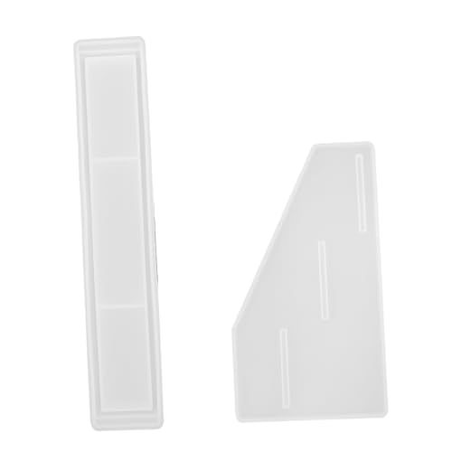 MUELODSIC 2 Stück Teiliges DIY Lippenstift Aufbewahrungsregal Silikonform Epoxidharz Gießform Flexibel Transparent Langlebig Einfach zu Reinigen für Kreative DIY Projekte von MUELODSIC