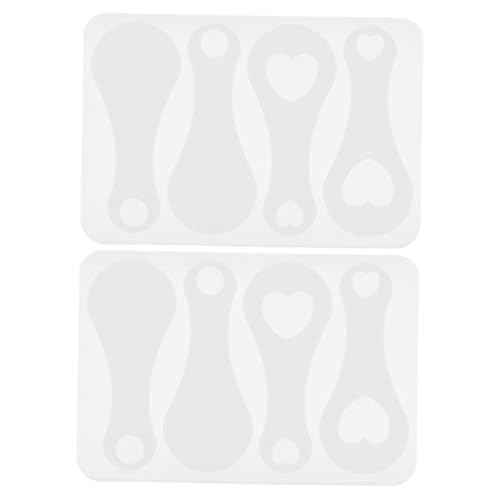 MUELODSIC 2 Stück Teiliges DIY Silikonform Einkaufswagen Token Schlüsselanhänger Gießform Langlebig Waschbar für Individuelle Einkaufschip Anhänger Zubehör von MUELODSIC