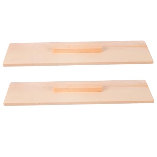 MUELODSIC 2 Stück Teiliges Seifenformdeckel aus Naturholz Multifunktionale Abdeckung für Handgemachte Seifenformen und Toastbackformen Glatte Oberfläche Geruchsneutral Vielseitig Einsetzbar von MUELODSIC