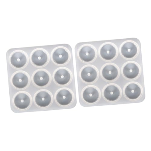 MUELODSIC 2 Stück Teiliges Silikonform für DIY Anhänger Wiederverwendbare Epoxidharz Gießform Rundes Design Einfach zu Verwenden für Individuelle Schmuckanhänger und Halsketten Zubehör MUELODSIC 2 Stück Teiliges Silikonform für DIY Anhänger Wiederverwendbare Epoxidharz Gießform Rundes Design Einfach zu Verwenden für Individuelle Schmuckanhänger und Halsketten Zubehör von MUELODSIC