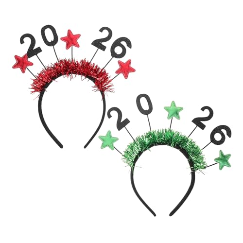 MUELODSIC 2 Stück Teiliges Year Star Haarband Festliche Glitzer Haarreifen für Frauen und Vielseitiges Party Accessoire für Silvester Feiern und Festliche Kostüme MUELODSIC 2 Stück Teiliges Year Star Haarband Festliche Glitzer Haarreifen für Frauen und Vielseitiges Party Accessoire für Silvester Feiern und Festliche Kostüme von MUELODSIC