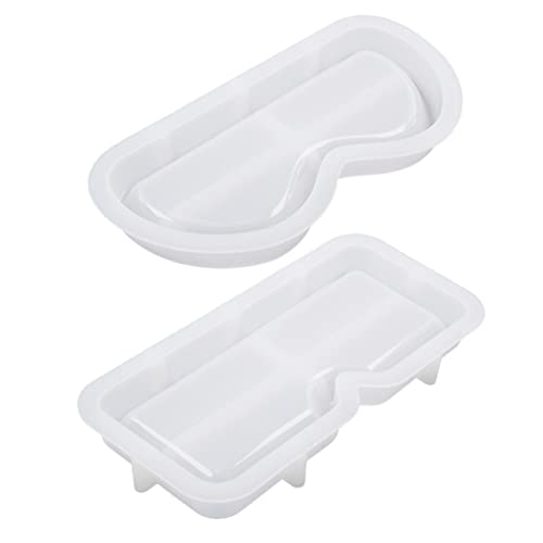 MUELODSIC 2 Stück Tray Gießform Silikonform für DIY Epoxidharz Brillenablage Durable Vielseitig Einfach zu Entformen für Zuhause Partys und Bastelprojekte MUELODSIC 2 Stück Tray Gießform Silikonform für DIY Epoxidharz Brillenablage Durable Vielseitig Einfach zu Entformen für Zuhause Partys und Bastelprojekte von MUELODSIC