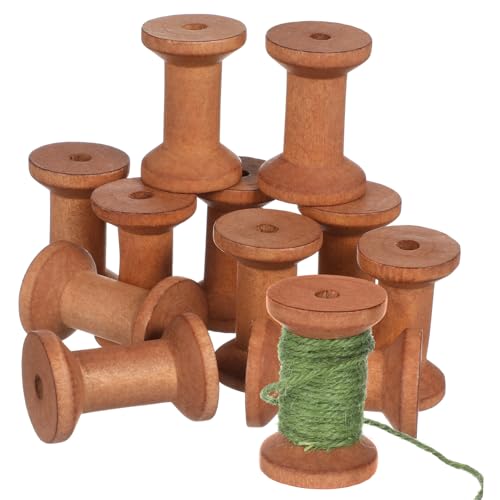 MUELODSIC 20 Stück Leere Holzspulen Glatte Oberfläche Garn und Bandhalter Vintage Fadenspulen für Nähen Basteln und Garnorganisation Natürliche Holzstruktur Vielseitig Einsetzbar MUELODSIC 20 Stück Leere Holzspulen Glatte Oberfläche Garn und Bandhalter Vintage Fadenspulen für Nähen Basteln und Garnorganisation Natürliche Holzstruktur Vielseitig Einsetzbar von MUELODSIC