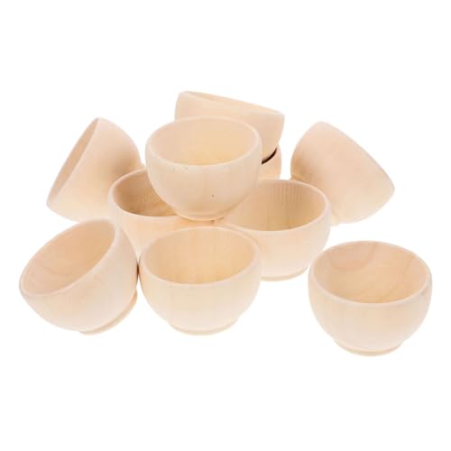MUELODSIC 20 Stück Teiliges DIY Holzschalen mit Glatter Oberfläche zum Bemalen Kreative Handgefertigte Holzschalen für Bastelprojekte Dekorationen Geschenke und Partys Sichere Verarbeitung MUELODSIC 20 Stück Teiliges DIY Holzschalen mit Glatter Oberfläche zum Bemalen Kreative Handgefertigte Holzschalen für Bastelprojekte Dekorationen Geschenke und Partys Sichere Verarbeitung von MUELODSIC