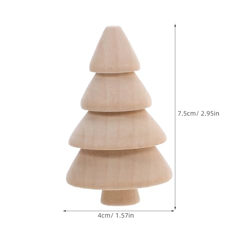 MUELODSIC 20 Stück Teiliges DIY Unlackierte Holz-weihnachtsbaum-figuren zum Bemalen Robuste Holz-deko Für die ganze Familie Rustikaler Charme Einfache Gestaltung für Festliche Heimdekoration MUELODSIC 20 Stück Teiliges DIY Unlackierte Holz-weihnachtsbaum-figuren zum Bemalen Robuste Holz-deko Für die ganze Familie Rustikaler Charme Einfache Gestaltung für Festliche Heimdekoration von MUELODSIC