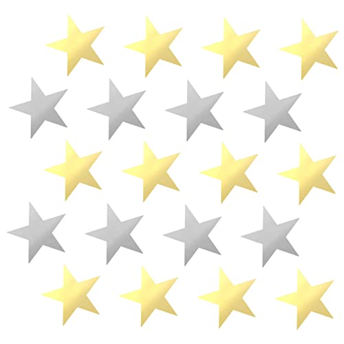 MUELODSIC 20 Stück Teiliges Doppelseitige Papierausschnitte Gold und Silber Dekorative Klassenzimmer Wanddekoration Vielseitiges Diy Bastelmaterial für Party Tafel und Raumgestaltung MUELODSIC 20 Stück Teiliges Doppelseitige Papierausschnitte Gold und Silber Dekorative Klassenzimmer Wanddekoration Vielseitiges Diy Bastelmaterial für Party Tafel und Raumgestaltung von MUELODSIC