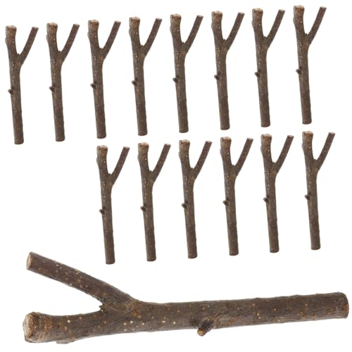 MUELODSIC 20 Stück Teiliges Natürliche Holzstäbe für DIY Bastelprojekte Stabile Holzstäbchen mit Rinde Geeignet für Modellbau Wohn Hochzeitsdekoration Handliche Leichtes Material MUELODSIC 20 Stück Teiliges Natürliche Holzstäbe für DIY Bastelprojekte Stabile Holzstäbchen mit Rinde Geeignet für Modellbau Wohn Hochzeitsdekoration Handliche Leichtes Material von MUELODSIC
