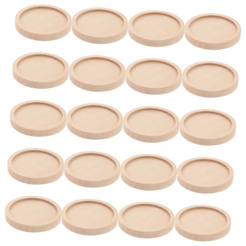 MUELODSIC 20 Stück Teiliges Runde Holzanhänger basen Außendurchmesser Innendurchmesser Naturfarbene Schmuckunterlagen für DIY Broschen Cabochon Fassung und Bastelarbeiten MUELODSIC 20 Stück Teiliges Runde Holzanhänger basen Außendurchmesser Innendurchmesser Naturfarbene Schmuckunterlagen für DIY Broschen Cabochon Fassung und Bastelarbeiten von MUELODSIC