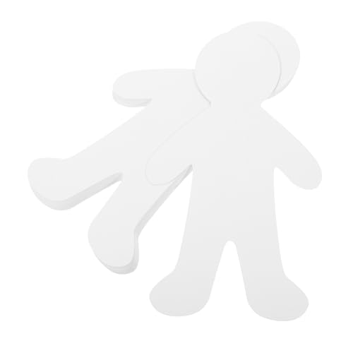 MUELODSIC 20 Stück Teiliges Weiße Papierfiguren Blanko Menschenformen Bastelvorlagen für DIY Malen Zeichnen Kindergarten Schulkunst Projekte Jungen MUELODSIC 20 Stück Teiliges Weiße Papierfiguren Blanko Menschenformen Bastelvorlagen für DIY Malen Zeichnen Kindergarten Schulkunst Projekte Jungen von MUELODSIC