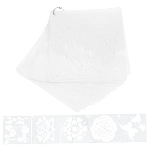 MUELODSIC 20 Stück Wiederverwendbare Schablonen für Blumenmalerei DIY Vorlagen für Kunstprojekte Flexibles und Langlebiges Material für Karten Alben und Dekoration MUELODSIC 20 Stück Wiederverwendbare Schablonen für Blumenmalerei DIY Vorlagen für Kunstprojekte Flexibles und Langlebiges Material für Karten Alben und Dekoration von MUELODSIC