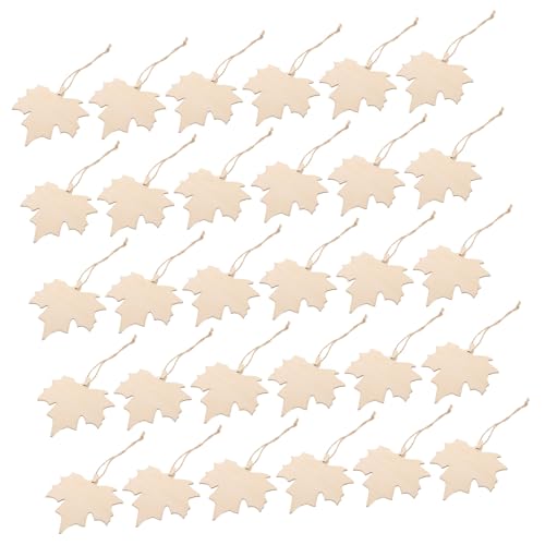 MUELODSIC 200 Stück Ahornblatt Holzanhänger Herbstdeko DIY Holzblätter Anhänger für Herbstliche Wandgestaltung und Zeitlich passende Bastelprojekte Einfach Aufzuhängen für Klassenzimmer und MUELODSIC 200 Stück Ahornblatt Holzanhänger Herbstdeko DIY Holzblätter Anhänger für Herbstliche Wandgestaltung und Zeitlich passende Bastelprojekte Einfach Aufzuhängen für Klassenzimmer und von MUELODSIC