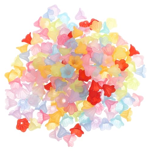 MUELODSIC 200 Stück Bunte Acryl-blumenperlen mit Mattiertem Fünfblatt-design Ornament Abstandshalter Leicht für Diy-schmuckherstellung Armbänder Halsketten Dekorative Schmuckelemente MUELODSIC 200 Stück Bunte Acryl-blumenperlen mit Mattiertem Fünfblatt-design Ornament Abstandshalter Leicht für Diy-schmuckherstellung Armbänder Halsketten Dekorative Schmuckelemente von MUELODSIC