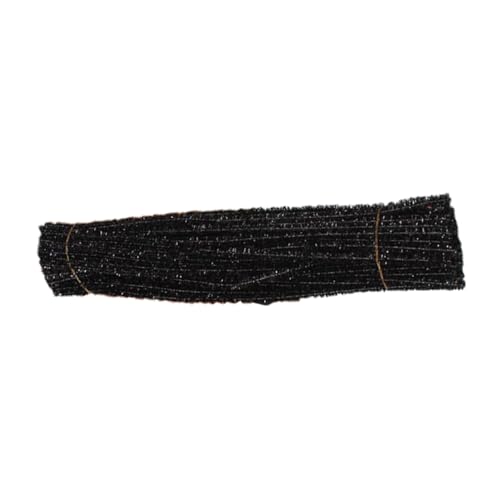MUELODSIC 200 Stück DIY Pfeifenreiniger Schwarz Chenilledraht Bastelmaterial für Formen Basteln Weihnachtsdeko Zubehör MUELODSIC 200 Stück DIY Pfeifenreiniger Schwarz Chenilledraht Bastelmaterial für Formen Basteln Weihnachtsdeko Zubehör von MUELODSIC