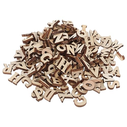 MUELODSIC 200 Stück Diy Holzbuchstaben zum Basteln Natürliche Holzverzierungen für Scrapbooking und Kreative Projekte für Kunsthandwerk MUELODSIC 200 Stück Diy Holzbuchstaben zum Basteln Natürliche Holzverzierungen für Scrapbooking und Kreative Projekte für Kunsthandwerk von MUELODSIC
