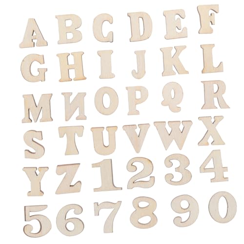 MUELODSIC 200 Stück Holzbuchstaben und Zahlen Set für Basteln Langlebige Natürliche Holzmaterialien Sichere Diy Buchstaben und Zahlen für Vielseitig Einsetzbar für Dekoration Lernen und MUELODSIC 200 Stück Holzbuchstaben und Zahlen Set für Basteln Langlebige Natürliche Holzmaterialien Sichere Diy Buchstaben und Zahlen für Vielseitig Einsetzbar für Dekoration Lernen und von MUELODSIC