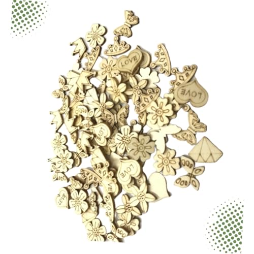 MUELODSIC 200 Stück Holzscheiben mit Kronen Blumen Schmetterlingen und Herzen Glatte Holzornamente für DIY Basteln Natürliche Holzdekorationen für Feiertagsdeko MUELODSIC 200 Stück Holzscheiben mit Kronen Blumen Schmetterlingen und Herzen Glatte Holzornamente für DIY Basteln Natürliche Holzdekorationen für Feiertagsdeko von MUELODSIC