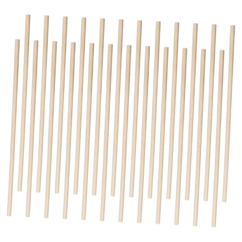 MUELODSIC 200 Stück Naturholz Rundstäbe zum Basteln Glatte Holzstäbchen für DIY Handwerk Stabile Holzdübel für Modellbau Party und Hochzeitsdeko Sichere Bastelmaterialien MUELODSIC 200 Stück Naturholz Rundstäbe zum Basteln Glatte Holzstäbchen für DIY Handwerk Stabile Holzdübel für Modellbau Party und Hochzeitsdeko Sichere Bastelmaterialien von MUELODSIC