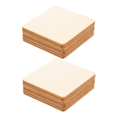 MUELODSIC 200 Stück Quadratische Holzscheiben Unvollendete Holzstücke zum Basteln Familienfreundlich Glatte Oberfläche DIY Dekoration Malen Schule Workshop Zubehör MUELODSIC 200 Stück Quadratische Holzscheiben Unvollendete Holzstücke zum Basteln Familienfreundlich Glatte Oberfläche DIY Dekoration Malen Schule Workshop Zubehör von MUELODSIC