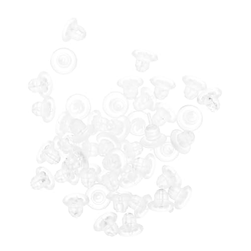 MUELODSIC 200 Stück Transparente Ohrstecker Stopper aus Weichem Langlebige Ohrring Verschlüsse Komfortabel und Einfach zu Tragen als Ersatz für Ohrstecker Zubehör MUELODSIC 200 Stück Transparente Ohrstecker Stopper aus Weichem Langlebige Ohrring Verschlüsse Komfortabel und Einfach zu Tragen als Ersatz für Ohrstecker Zubehör von MUELODSIC