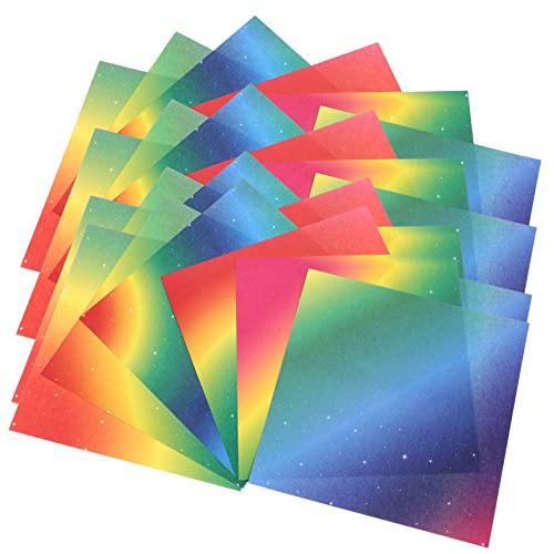 MUELODSIC 200Blätter Origami Papier Doppelseitig DIY Faltpapier für Bastelprojekte für Erwachsene Leicht zu Falten von MUELODSIC