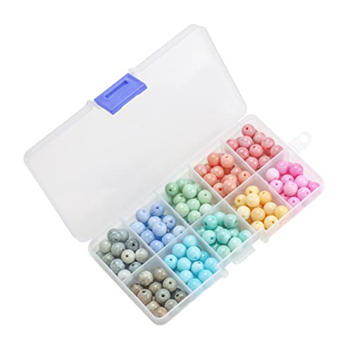 MUELODSIC 200Stücke Perlen DIY Schmuckset Fächer Box Glasperlen für Armbänder Spacer Perlen für Schmuckherstellung Langlebig und Elegant MUELODSIC 200Stücke Perlen DIY Schmuckset Fächer Box Glasperlen für Armbänder Spacer Perlen für Schmuckherstellung Langlebig und Elegant von MUELODSIC