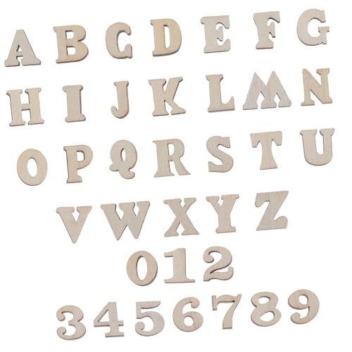MUELODSIC 204 Stück Holzbuchstaben Zahlen Teilig Naturholz Buchstaben und Ziffern für DIY Bastelprojekte Lernspielzeug mit Glatter Oberfläche für Kreative Dekoration und Kindererziehung MUELODSIC 204 Stück Holzbuchstaben Zahlen Teilig Naturholz Buchstaben und Ziffern für DIY Bastelprojekte Lernspielzeug mit Glatter Oberfläche für Kreative Dekoration und Kindererziehung von MUELODSIC