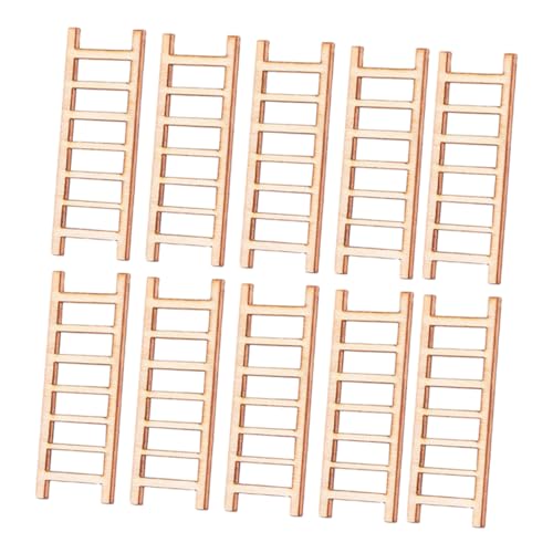 MUELODSIC 20Stücke Holzleitern Teiliges für Puppenhaus Dekoration Robuste Künstliche Leitern für Bonsai Vitrinen und Tischplatten für Mikrolandschaften und Projekte MUELODSIC 20Stücke Holzleitern Teiliges für Puppenhaus Dekoration Robuste Künstliche Leitern für Bonsai Vitrinen und Tischplatten für Mikrolandschaften und Projekte von MUELODSIC