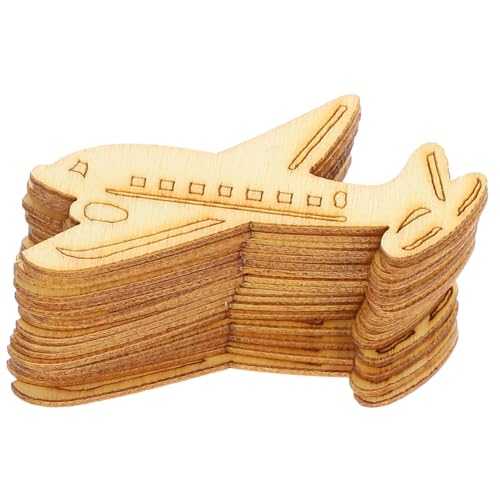 MUELODSIC 20Stücke Teiliges Holz DIY Doodle Bastelset Shuttle für Handwerksprojekte Dekoration für Wand Fenster von MUELODSIC