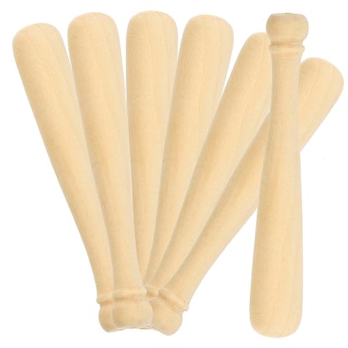 MUELODSIC 20Stücke Unbemalte Holz Baseballschläger für DIY Kunsthandwerk Kleine Baseball Fledermäuse für Projekte Partys und Bastelbedarf MUELODSIC 20Stücke Unbemalte Holz Baseballschläger für DIY Kunsthandwerk Kleine Baseball Fledermäuse für Projekte Partys und Bastelbedarf von MUELODSIC